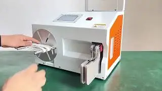 High Speed Automatic Cable Harness Wrap Tape Winding Machine   Electronic Wire Touch Screen