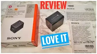UNBOXING & REVIEW  Sony NP-FV70A V Series Rechargeable Digital Camera Battery Pack