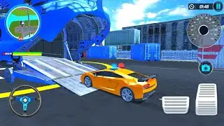 Us Police Multi Level Car Transporter Truck 2021 - Android Gameplay #1