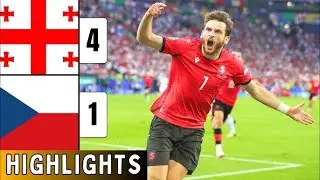 georgia - Czechia - highlights  - 4:1  ( 07 09 2024) / საქართველო - ჩეხეთი - 4-1