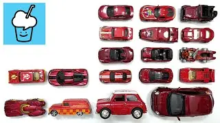 Коллекция красных игрушечных машинок Tomica Hot Wheels Siku 🏎️🔥