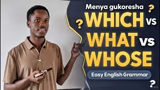 Which vs What vs Whose | Изучайте английский легко #WhichWhatWhose #English