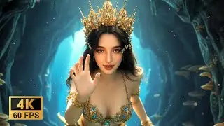 Forgotten Sea Mermaid Vision | AI Music Video with 4K Visuals | Fantasy Atlantis