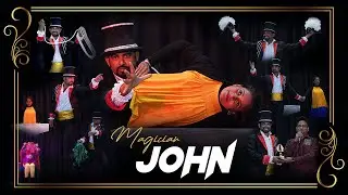MAGICIAN JOHN AT MAGIC WORLD ANNUAL PROG-23 / M-6292290960 / RANAGHAT MAGICIAN /T CUT ILLUSION MAGIC