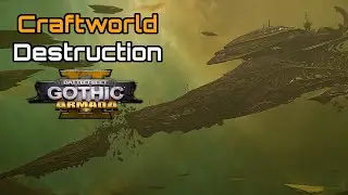 Admiral Spire and Inquisitor Darkhammer Purge Aeldar Craftworld - Battlefleet Gothic: Armada 2