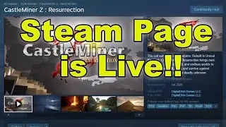 CastleMiner Z : Resurrection - Steam Page is Live!