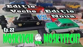 Nr. 22. Mașini de legendă DeAgostini scara 1:43 - MOSKVICH 407, GREEN-WHITE