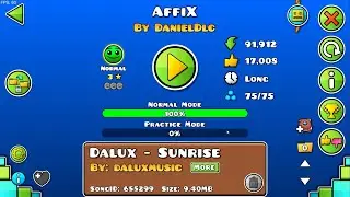 Geometry Dash, AffiX, 100% 2025
