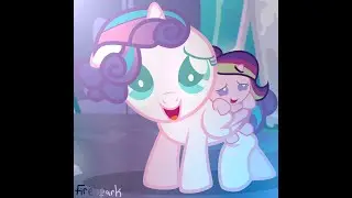 Flurry Heart and her sister (Next Gen speedpaint)
