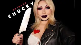 I TRANSFORM MYSELF INTO TIFF | BRIDE OF CHUCKY MAKEUP TUTORIAL