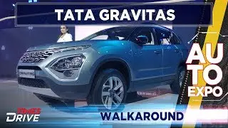 Tata Gravitas | Первый взгляд, интерьер и многое другое | Auto Expo 2020 | Times Drive