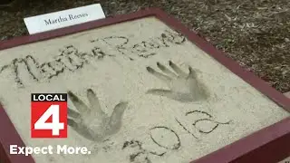 Celebrating Detroit: Outdoor Legends Plaza displays handprints of local legends