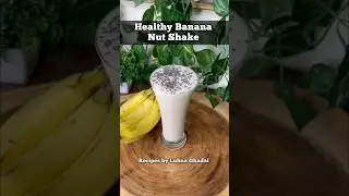 Healthy Banana Nut Shake | BANANA SHAKE | Diet breakfast recipe #healthy #bananashake