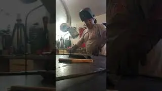 Welding fume extractor demonstration homemade