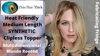 NO CLIP Hair Topper! Headband Extension, Clipless Hair Piece for thin fine Hair by Thin Hair Thick