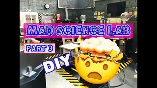 DIY Barbie Mad Science Lab - Part 3 - Accessories and Set Up