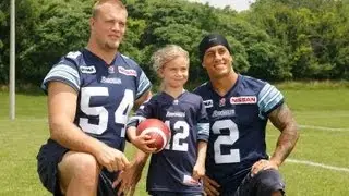 The CFL and the Toronto Argonauts put Zoe in the Winner's Circle