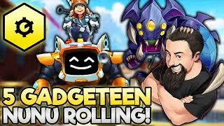 5 Gadgeteen - Infinite Nunu Rolling!! | TFT Glitched Out | Teamfight Tactics