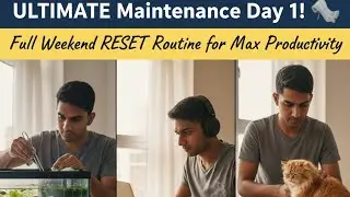 ULTIMATE Maintenance Day 1🧹Full Weekend RESET Routine for Max Productivity (Cleaning Vlog) | Day 209
