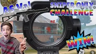 Rules of Survival - SNIPER ONLY CHALLENGE WIN! AS Val 9 KILL GAME!