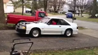 Foxbody after installing gt40 heads