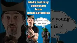 How to make snap on connectors using dead 9V batteries #9vbattery #snapontool #circuitapps