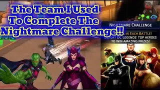 This Months Nightmare Challenge Lives Up To It's Name! My Best Team For It | Dc Legends