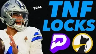PRIZEPICKS NFL THURSDAY NIGHT 12/4/25 - 6 FREE PICKS!!!  (11-3 RUN!!!) - BEST PLAYER PROPS - TODAY