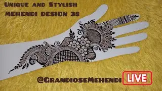 Unique and Stylish MEHENDI DESIGN 38