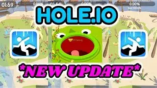AWESOME HOLE.IO 2019 UPDATE (Updated Map Textures and Difficulty) || IOS & Android
