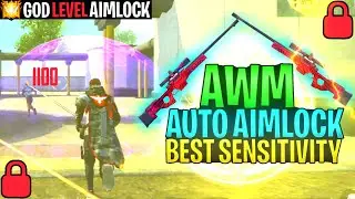 AWM Auto Aimlock Sensitivity🔥|| Free Fire Aimlock AWM || Aimlock AWM Headshot || Auto Aimlock Trick