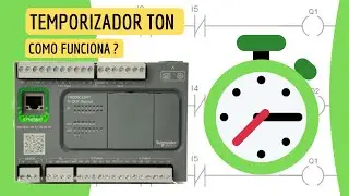 Como usar TEMPORIZADOR TON NO CLP ?