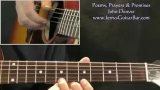 How To Play John Denver Poems Prayers & Promises (intro only)