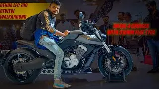 2023 Benda LFC 700 | Inline-4 cruiser | 310mm flat tyre | Walkaround | Review
