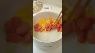 Egg Sausage Noodle Bowl