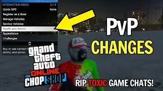 PvP changes in the CHOP SHOP update (New gun, Buy ammo faster, Godmode, Voice moderation tool, etc)