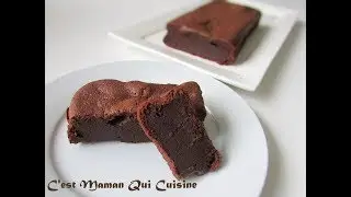 Fondant au Chocolat Déculpabilisant (à la Compote de Pomme) SANS BEURRE