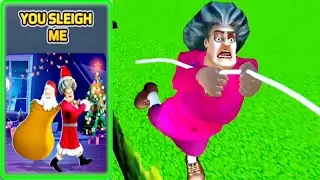 Scary Teacher 3D - New Update New Chapter New Levels | You Sleigh Me | Gameplay (Android,iOS)