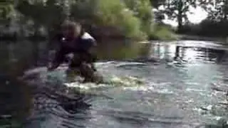 Blackneck's A'Jet in extreme water bitework