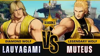 FF:CotW 🐺 LAUYAGAMI (Ken Masters) vs MUTEUS (Andy Bogard)⭐Replay Match - FATAL FURY: CotW - 1/26