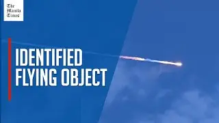 Chinese rocket seen crossing Palawan airspace