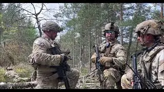 Michigan Army National Guard and Danish Armed Forces enhance squad tactics in Latvia