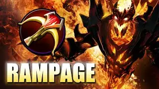 RAMPAGE Shadow Fiend 5 vs 5 Fight, Dota 2
