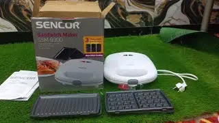 sencor heavy duty commercial high quality electric sandwich maker in pakistan full review unboxing