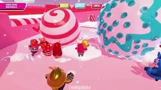 Fall Guys - WTH Stop Sabotaging Me! Snowy Scrap