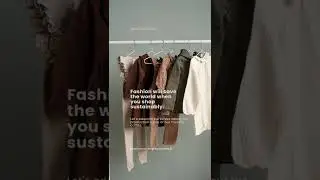 Fashion will save the world when U shop sustainably! #sustainme #sustainability #sustainablefashion