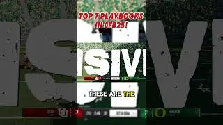 Top 7 Offensive Playbooks in CFB25! #collegefootball #cfb25 #collegefootball25