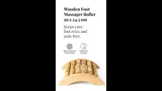 Wooden Foot Massager Roller Feet Massage - Tuuli