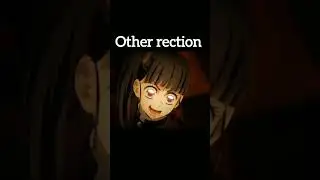 other rection in infinity castle vs zenitsu and inosuke rection