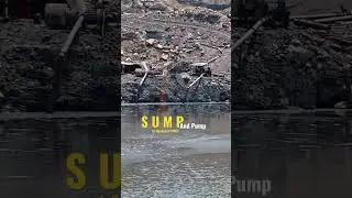 Sump in Opencast Mines and Mine pump